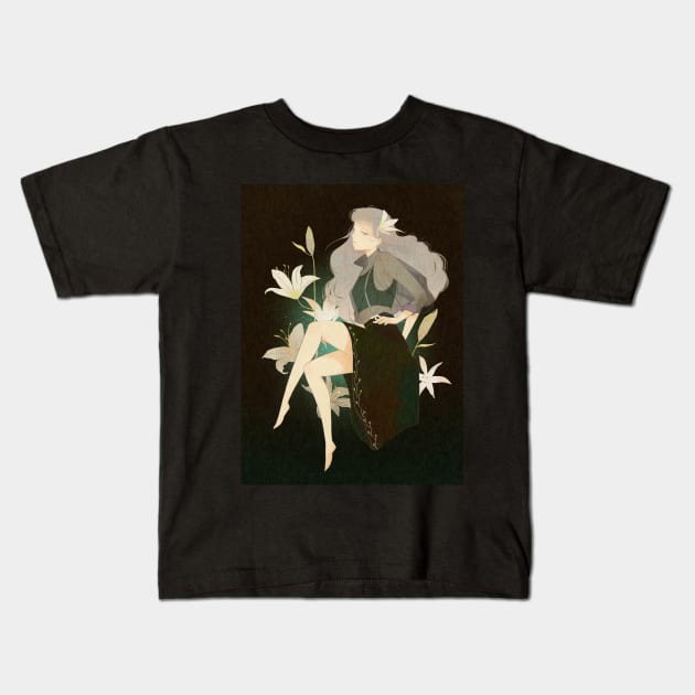 Lily Kids T-Shirt by yunzhen_ho